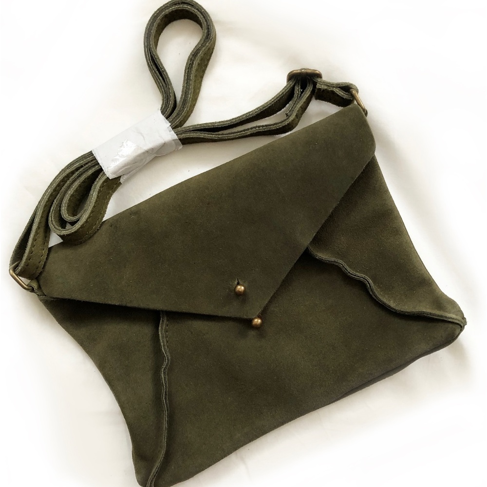 Free People Crossbody Suede Bag